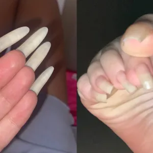 Natural long nails vidéo Onlyfans